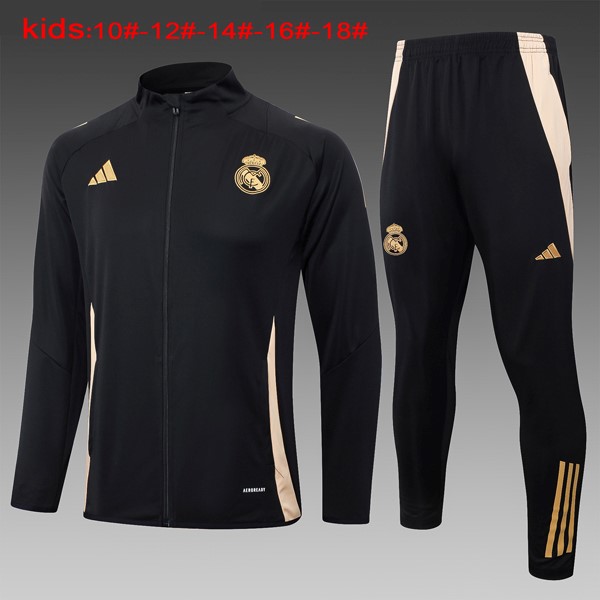 Niños Chandal Real Madrid 2024/2025 Negro 3